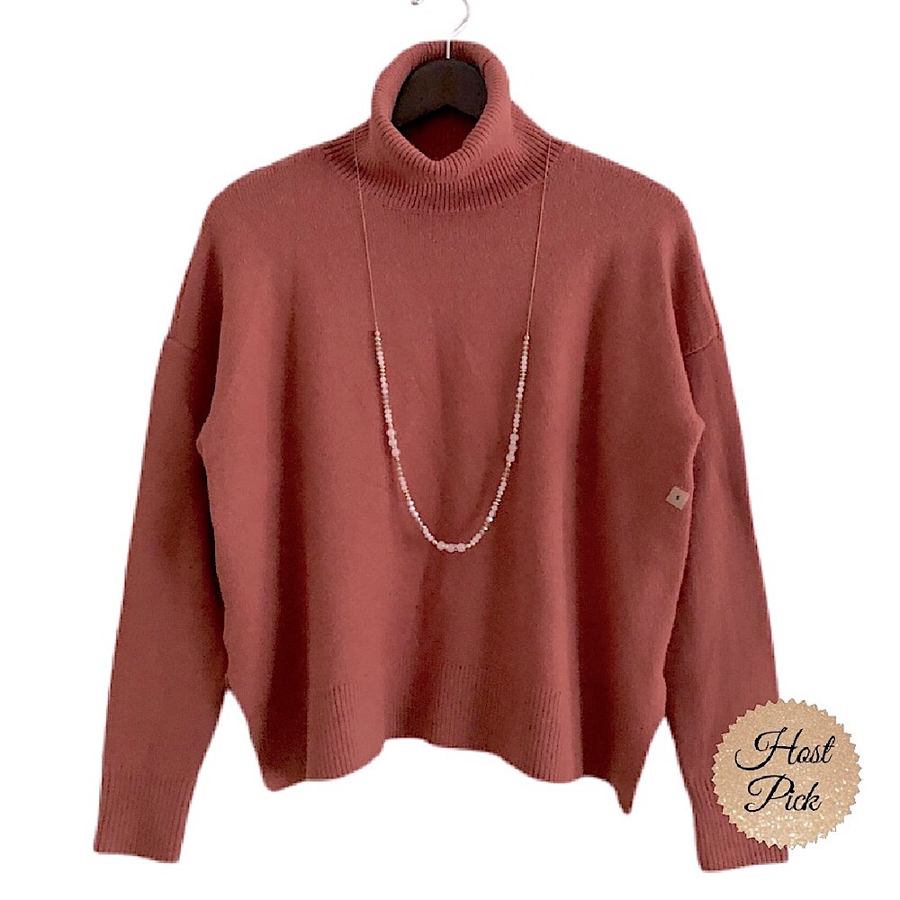 LOFT Relaxed Turtleneck Sweater - Picture 2 of 16